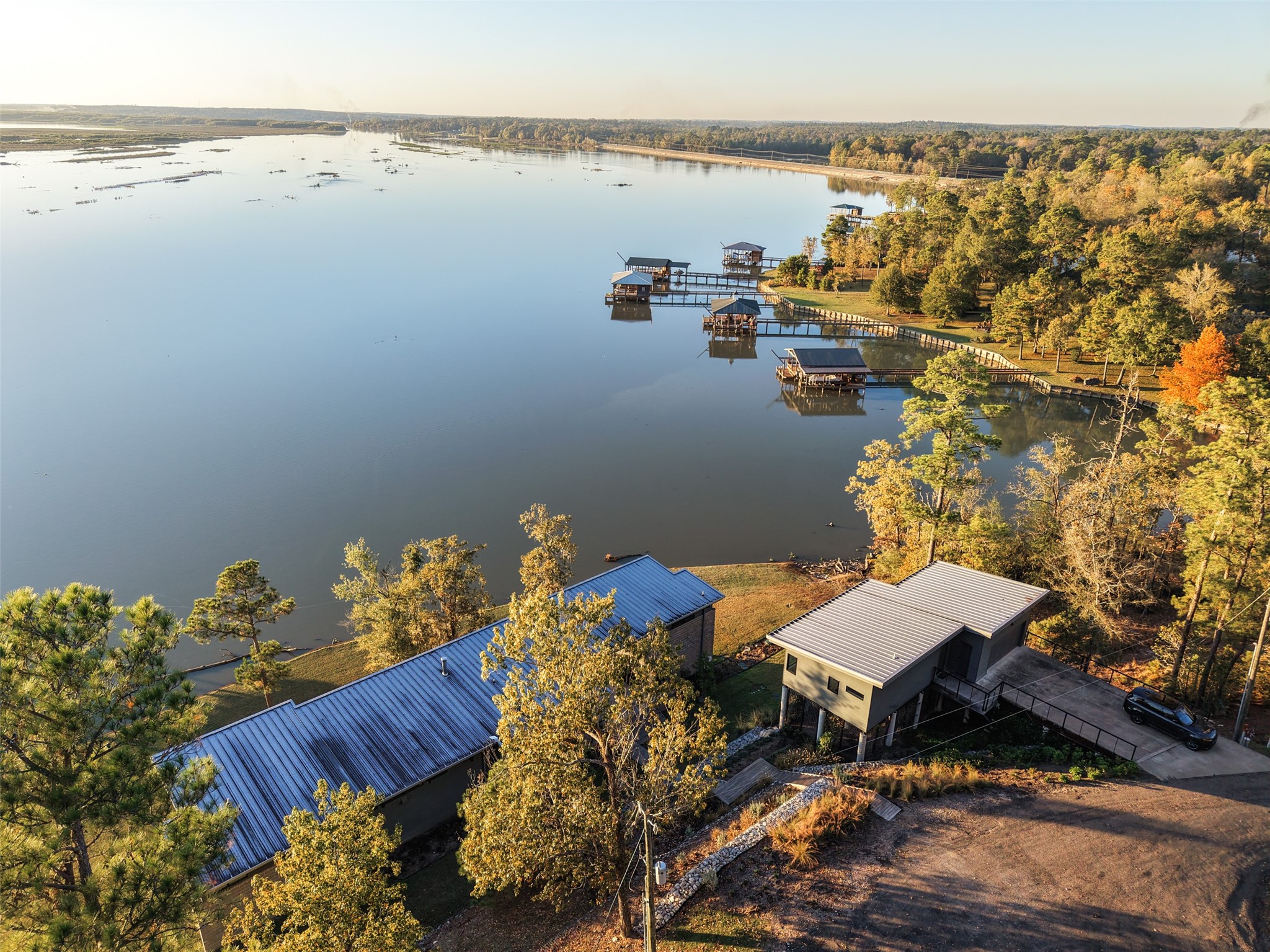 152 Lori Lane Trinity, TX 75862 - Photo 41 of 50 a terrace with outdoor seating and city view