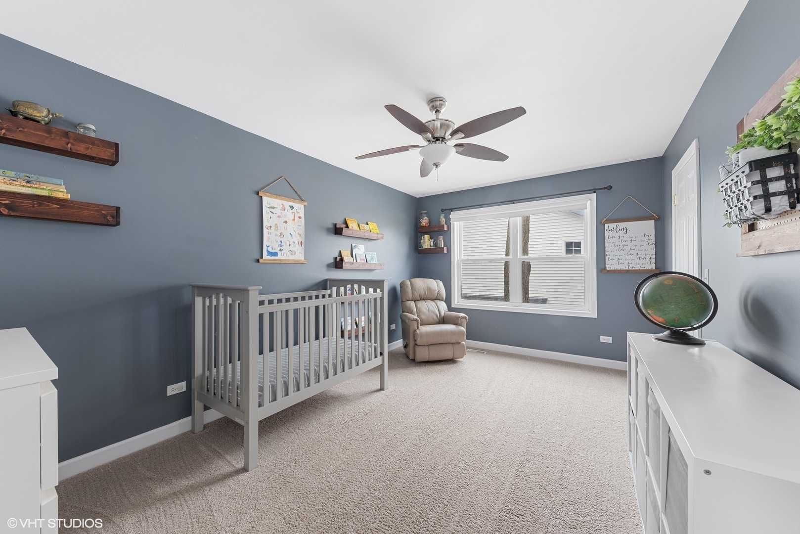 23747 North Quentin Road Lake Zurich, IL 60047 - Photo 10 of 19 a bedroom with furniture and a large window