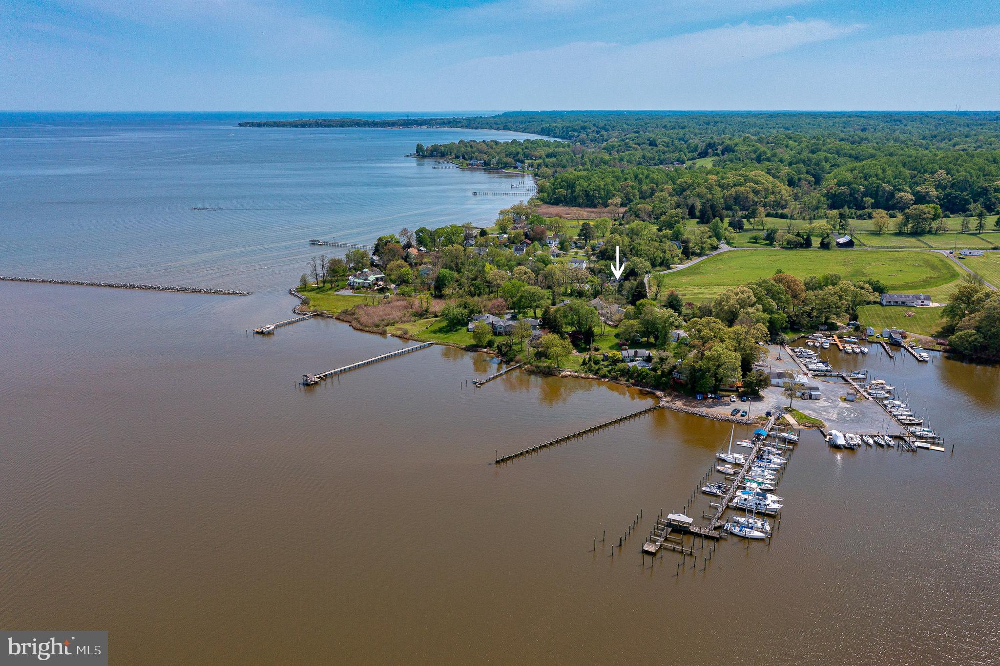 466 Leitch Road Tracys Landing, MD 20779 - Photo 2 of 93 Entrance of Rockhold Creek & Bay