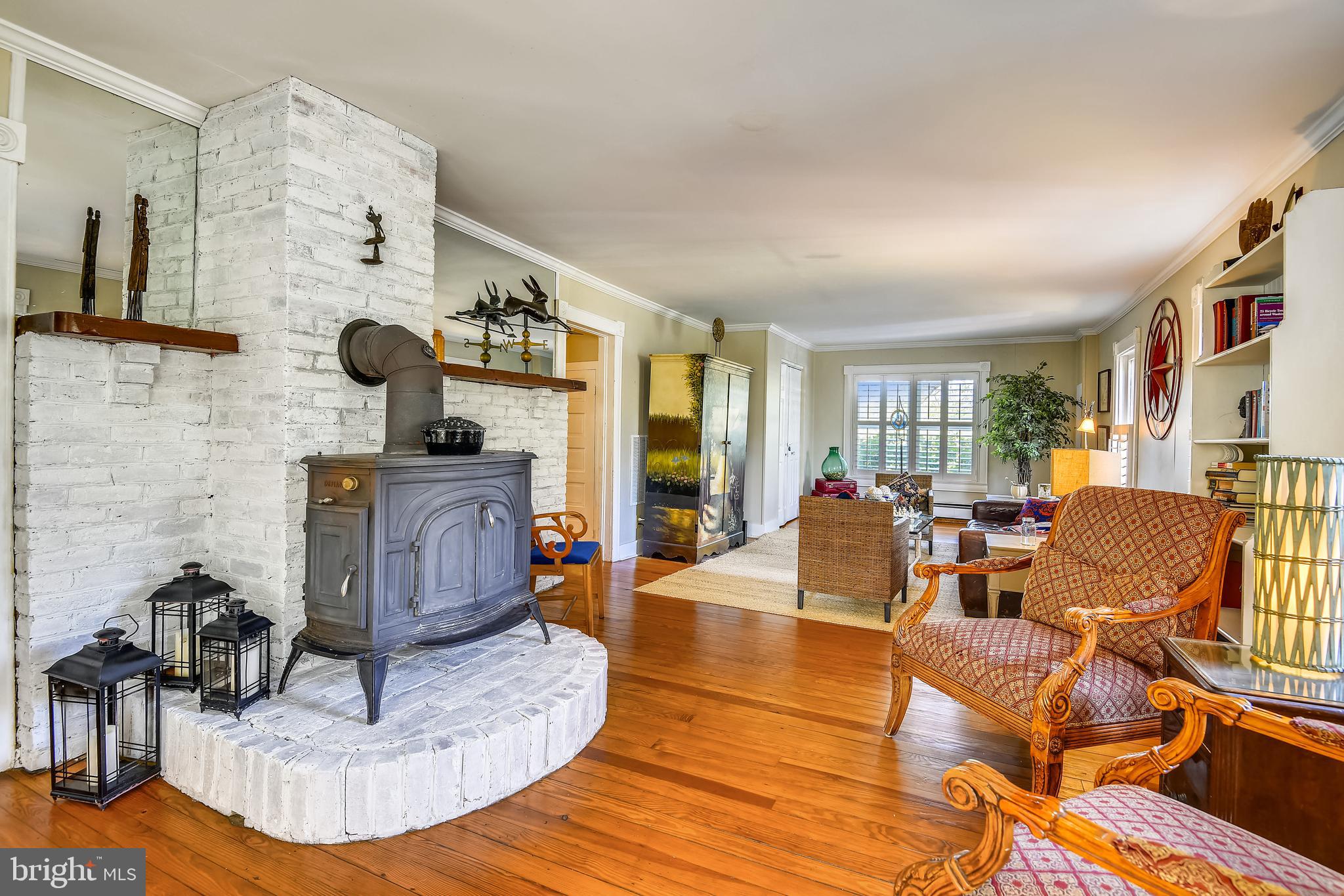 466 Leitch Road Tracys Landing, MD 20779 - Photo 20 of 93 Living room with woodstove