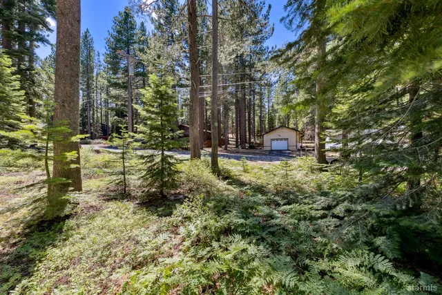 a view of yard with green space