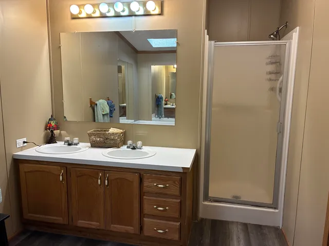 a view of a house with a yard and a large tree