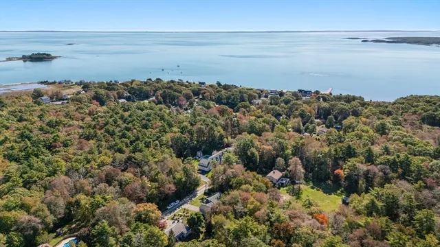 a view of beach and ocean