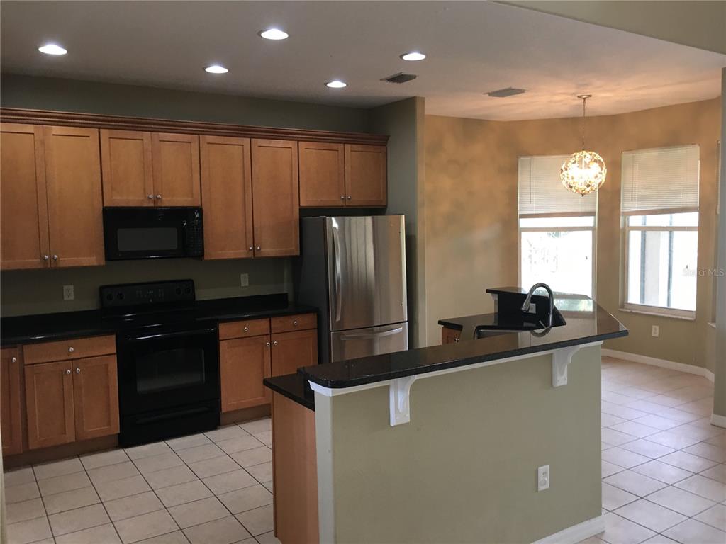 18047 Java Isle Drive Tampa, FL 33647 - Photo 5 of 21 a kitchen with stainless steel appliances granite countertop a stove a sink and a refrigerator