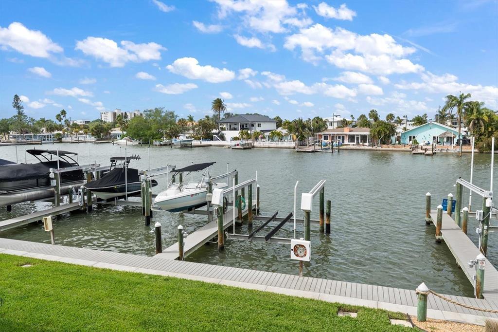 124 Marcdale Boulevard Indian Rocks Beach, FL 33785 - Photo 17 of 55 an aerial view of a house with outdoor seating