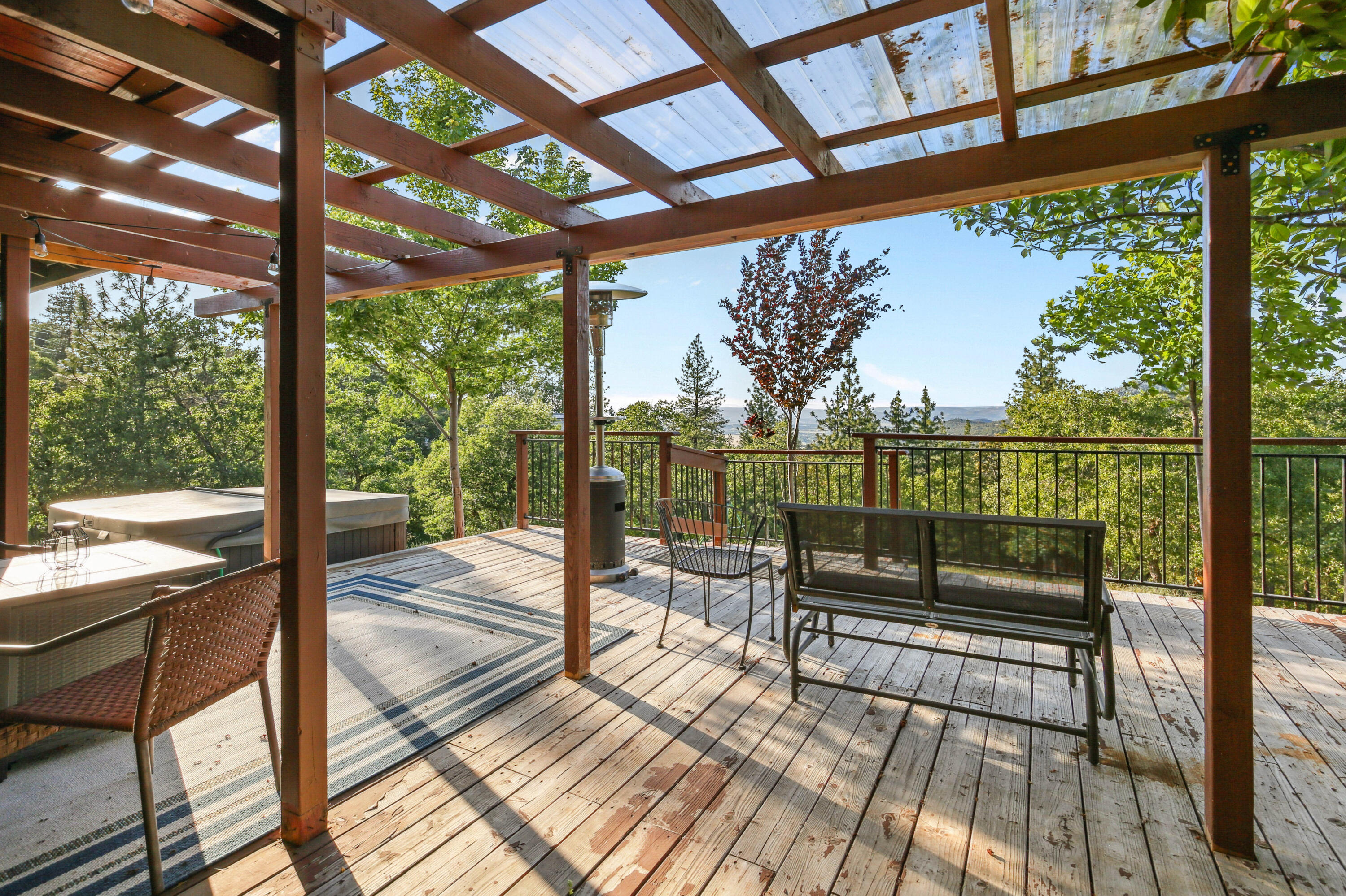 448 Wren Ridge Drive Eagle Point, OR 97524 - Photo 28 of 45 a view of a two chairs in the balcony