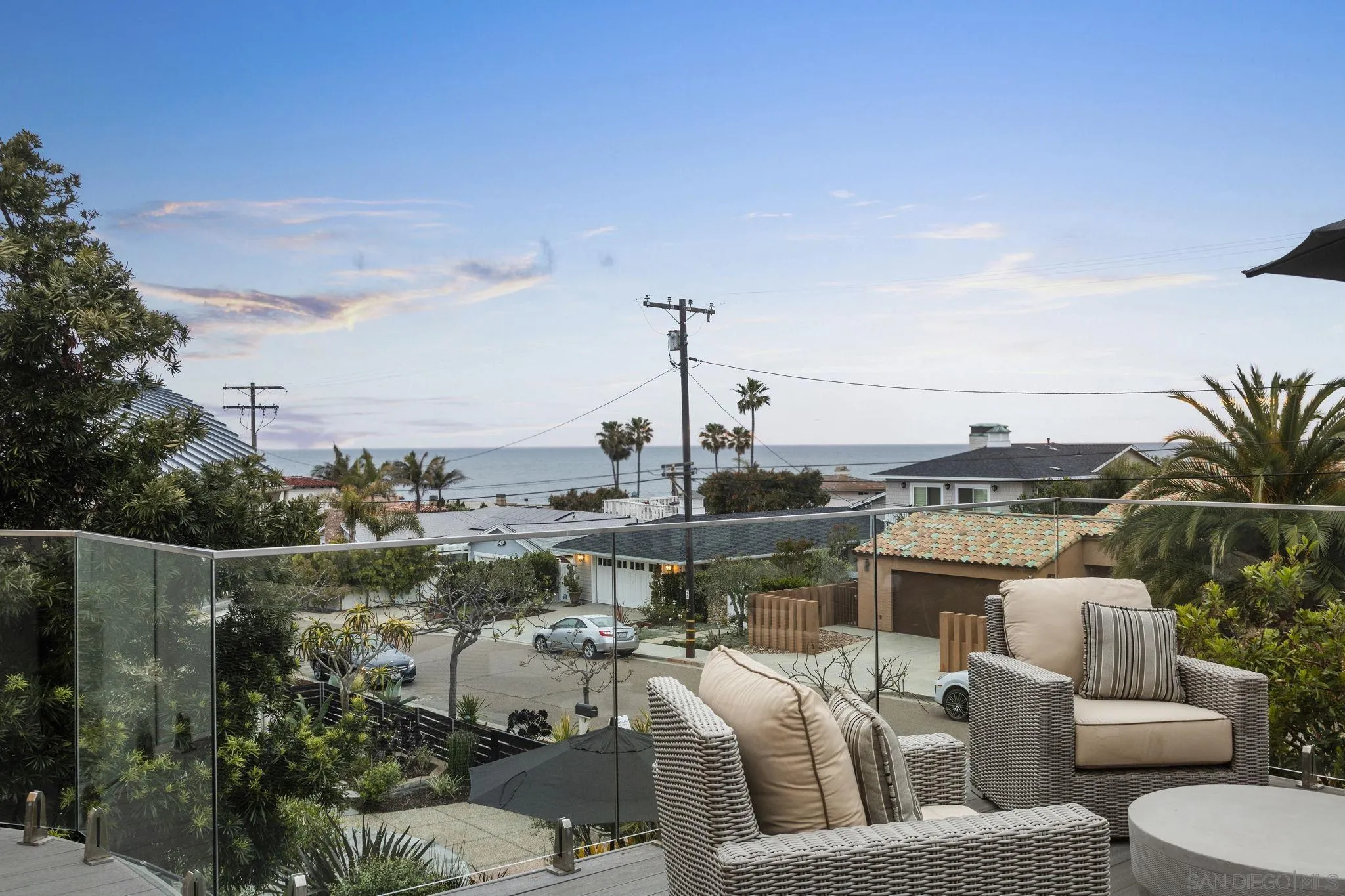 321 Fern Glen La Jolla, CA 92037 - Photo 23 of 46 a view of roof deck with seating space