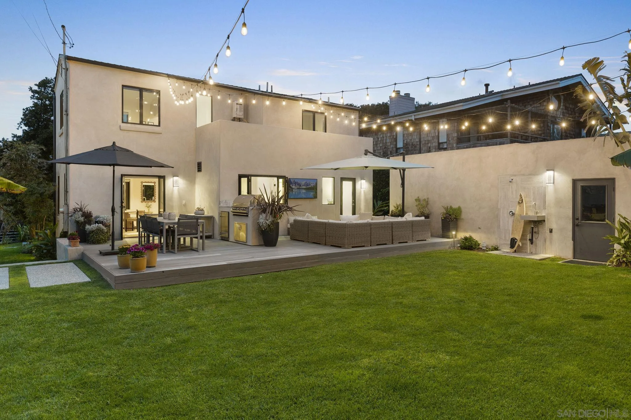 321 Fern Glen La Jolla, CA 92037 - Photo 36 of 46 a view of a house with table and chairs