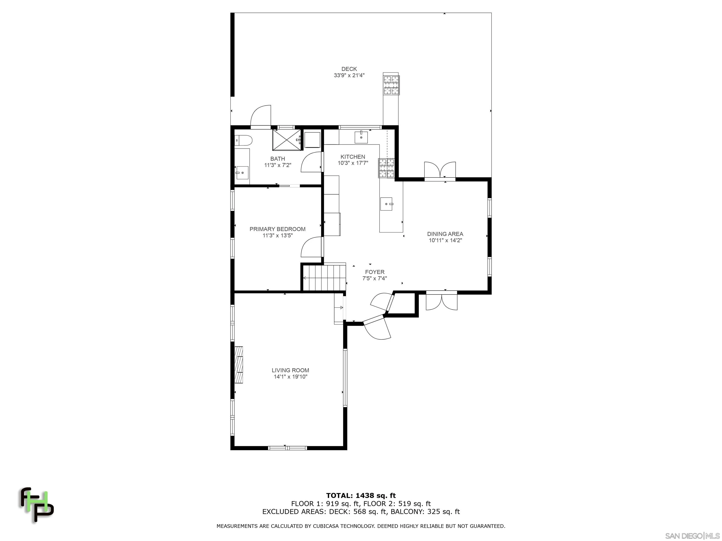 321 Fern Glen La Jolla, CA 92037 - Photo 42 of 46 a picture of floor plan