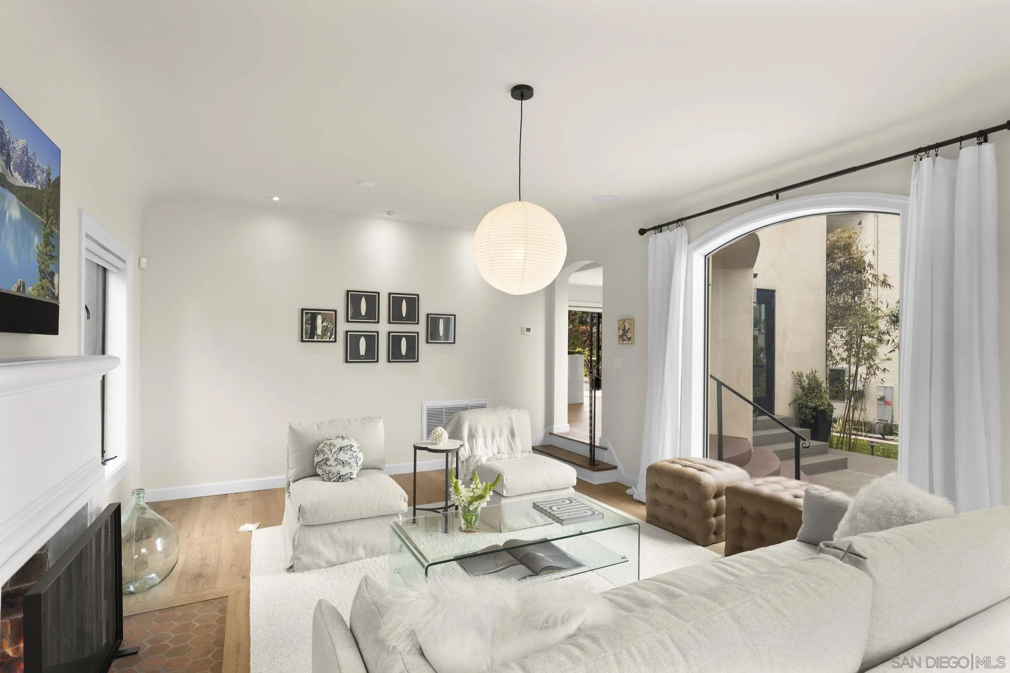 321 Fern Glen La Jolla, CA 92037 - Photo 5 of 46 a bedroom with furniture and a large window