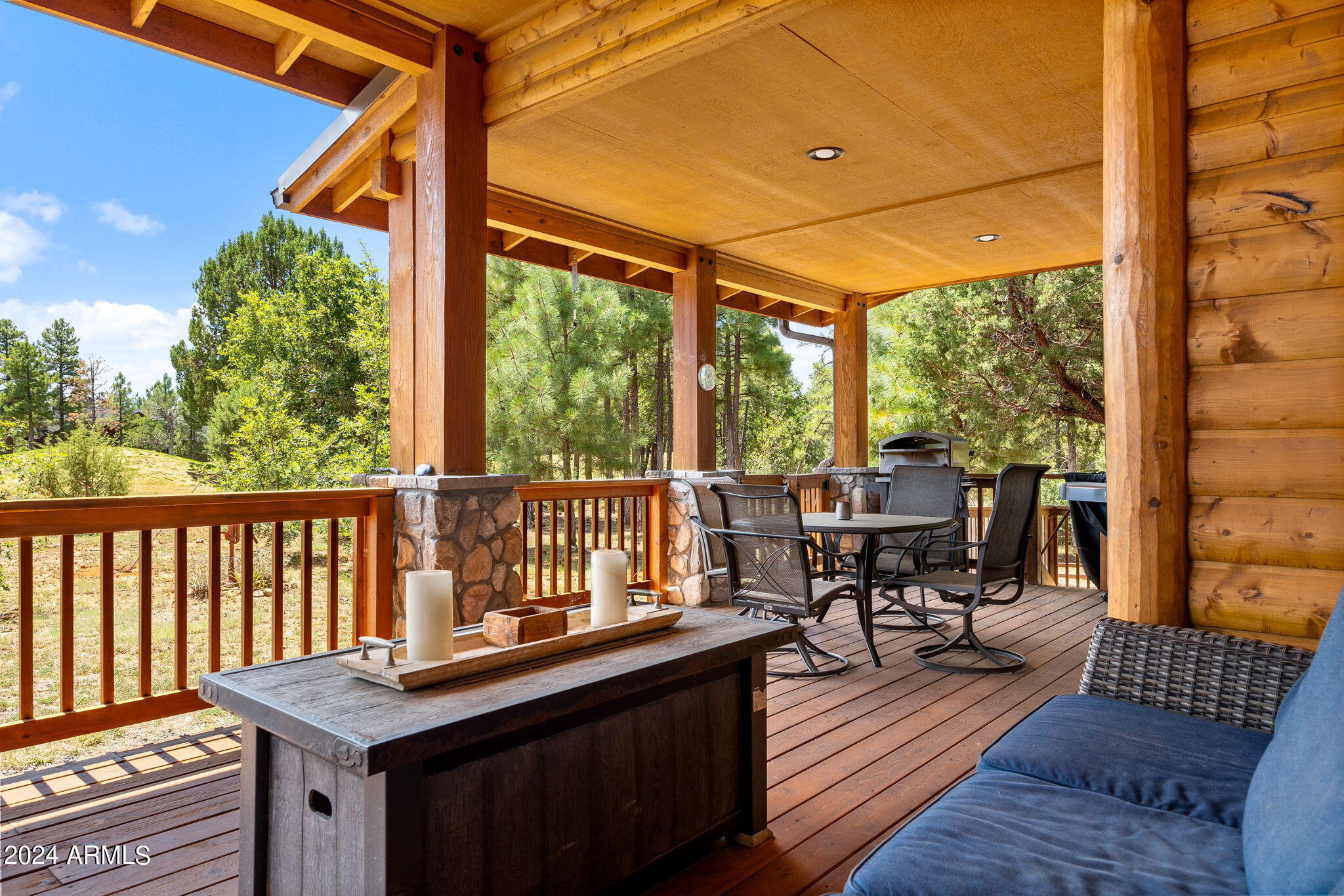 101 South Falling Leaf Road Show Low, AZ 85901 - Photo 46 of 52 Covered Back Deck