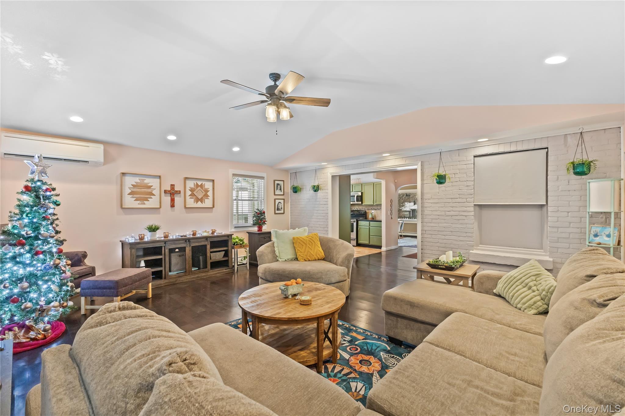 10 Helin Road Hopewell Junction, NY 12533 - Photo 17 of 35 Living area with ductless A/C & heat finished floors, ceiling fan
