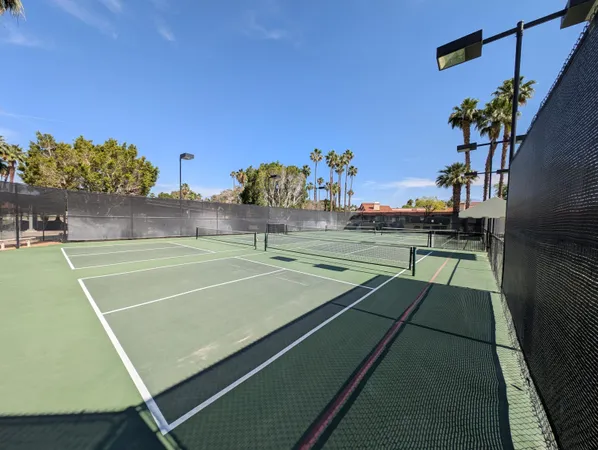 a view of a tennis court