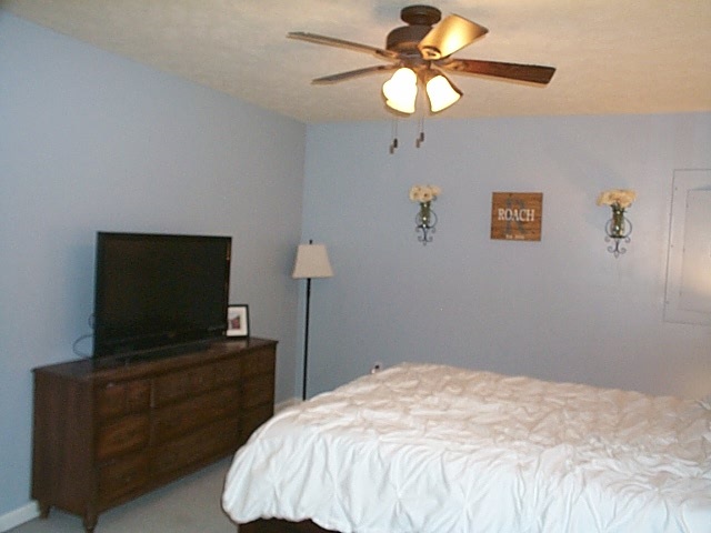 216 Rutledge Drive Waynesboro, VA 22980 - Photo 15 of 16 a bedroom with a bed and a flat tv screen on a dresser