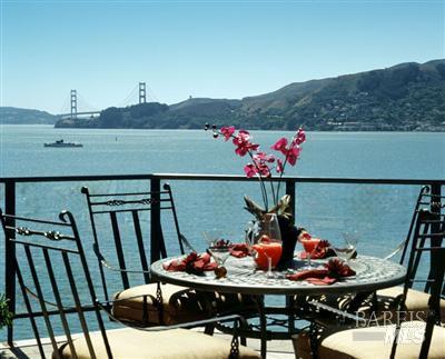 10 Cliff Road Belvedere, CA 94920 - Photo 13 of 21 a view of two chairs and table on the terrace