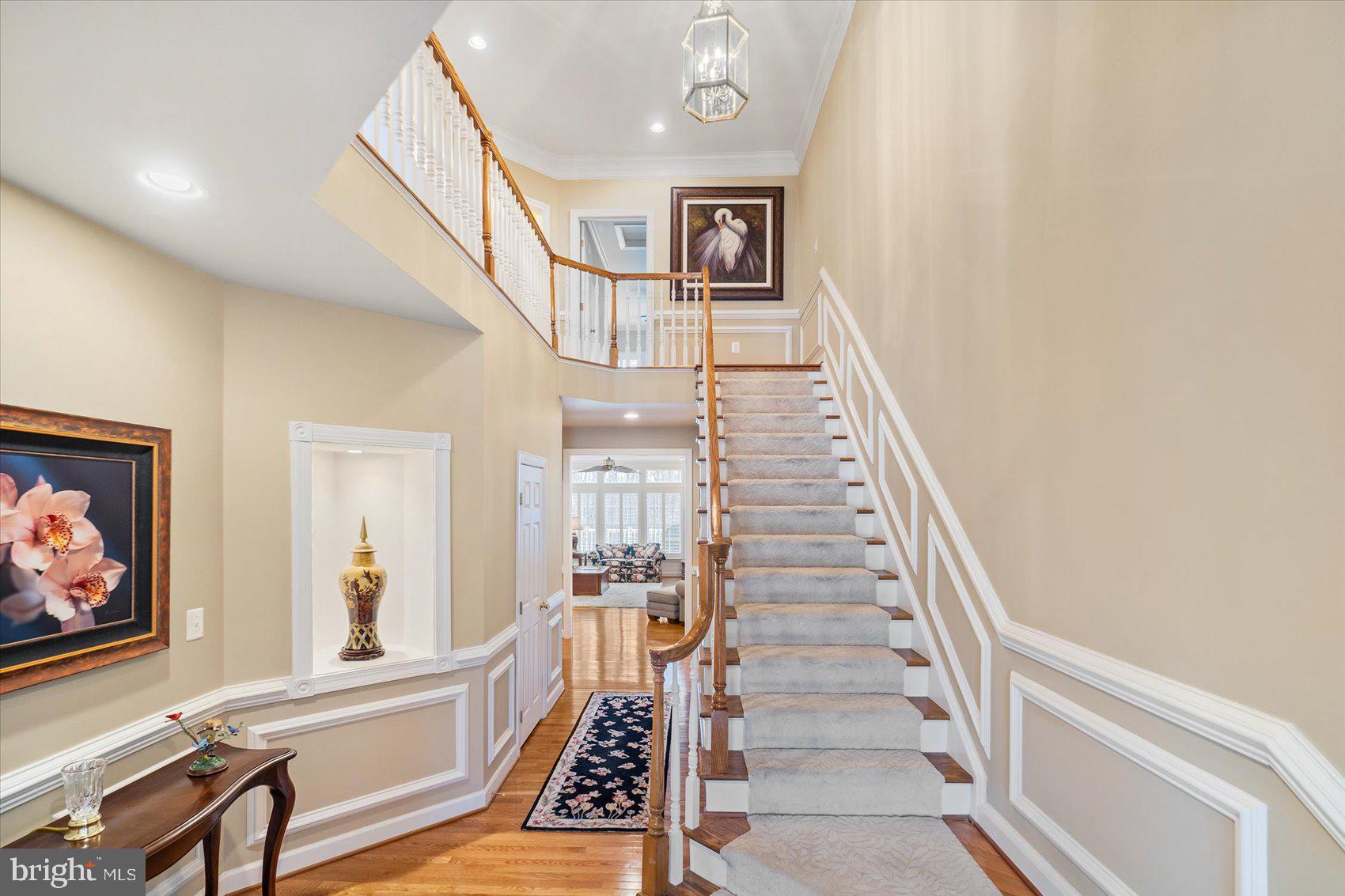 5115 Bright Owl Road Perry Hall, MD 21128 - Photo 3 of 74 Hardwood Floor And Lighted Niche