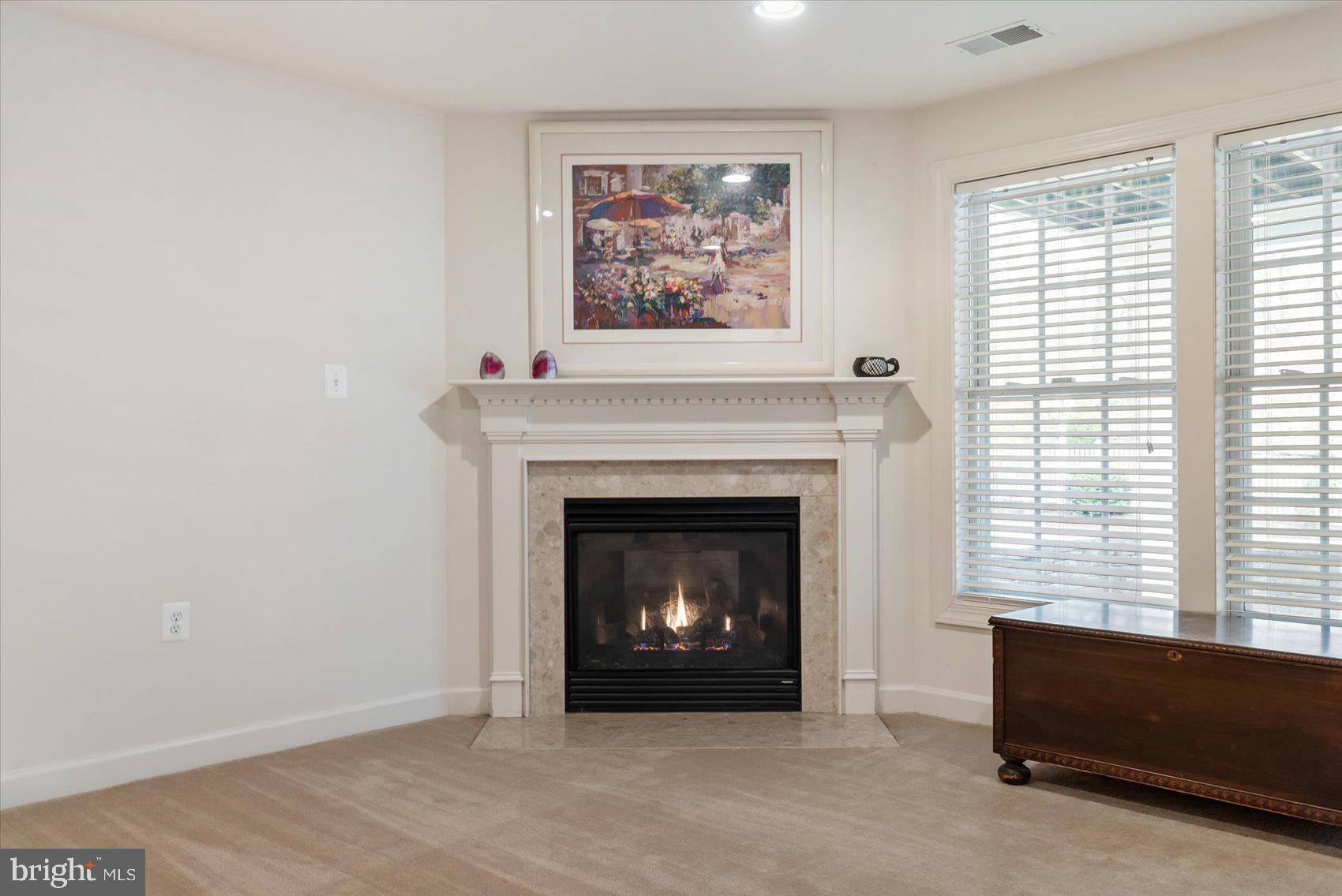 5115 Bright Owl Road Perry Hall, MD 21128 - Photo 45 of 74 Gas Fireplace With Marble Hearth