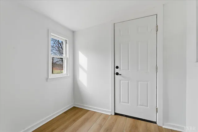wooden floor in an empty room