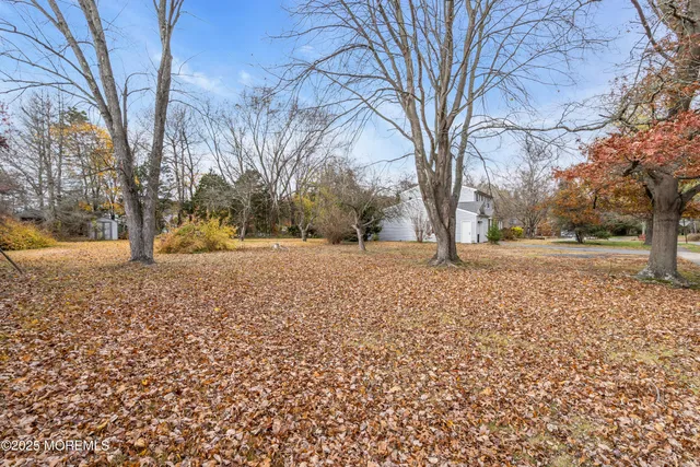 a view of snow on the side of a building