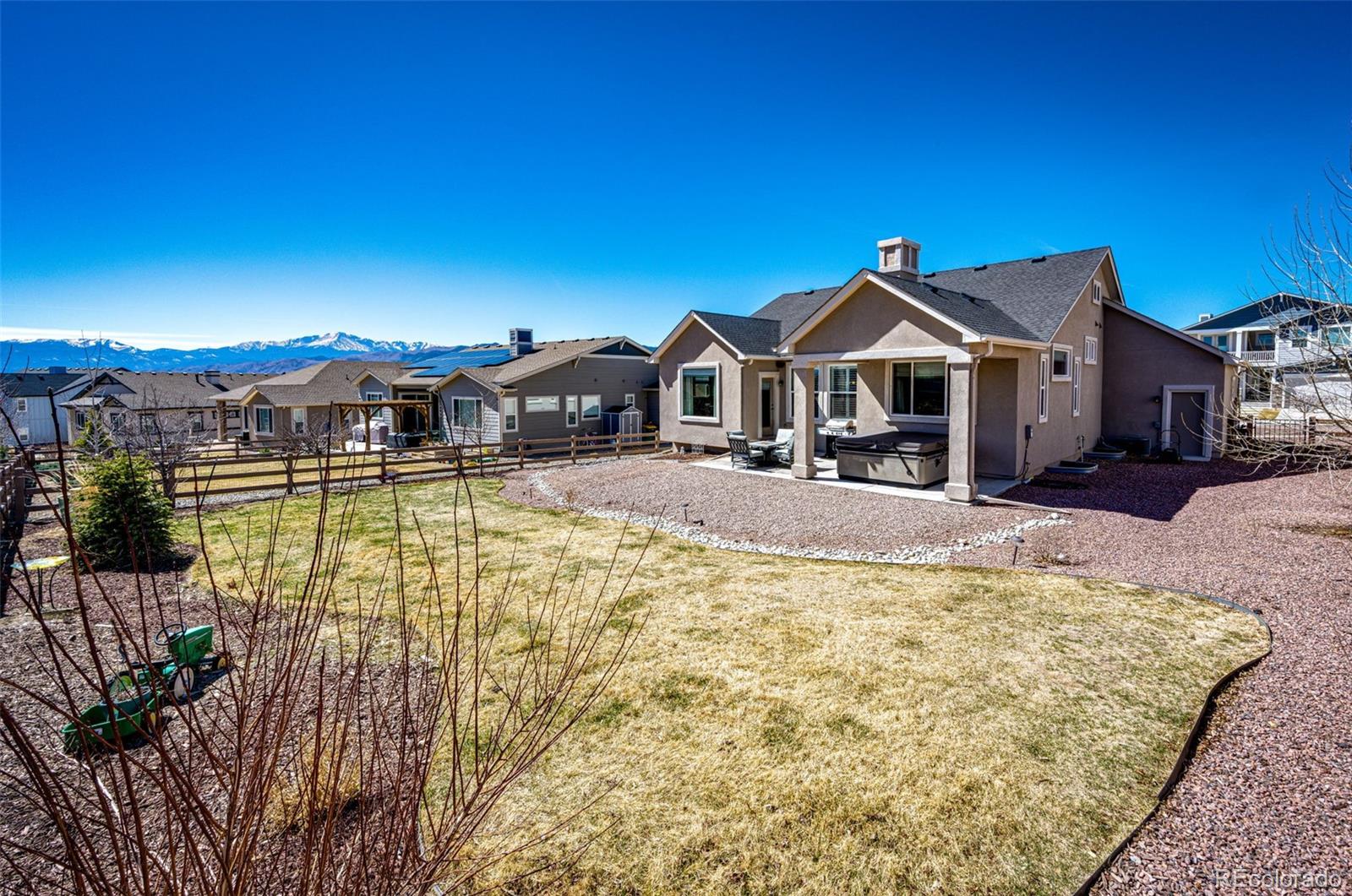 1951 Ruffino Drive Colorado Springs, CO 80921 - Photo 33 of 39 a view of a houses with a yard