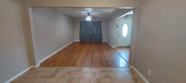 wooden floor in an empty room