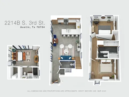 $999,000 | 2214 South 3rd Street, Unit B, Austin, TX 78704