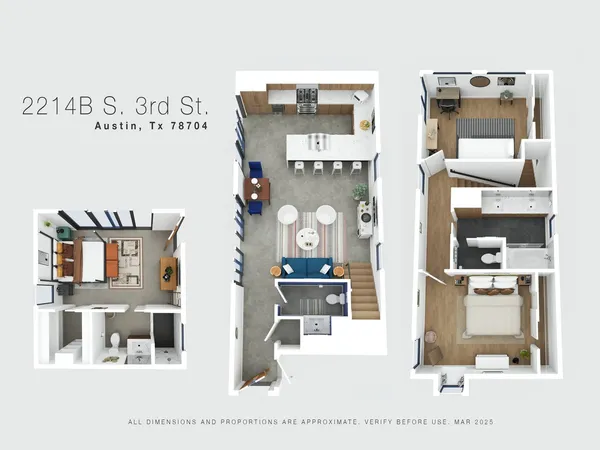$999,000 | 2214 South 3rd Street, Unit B, Austin, TX 78704