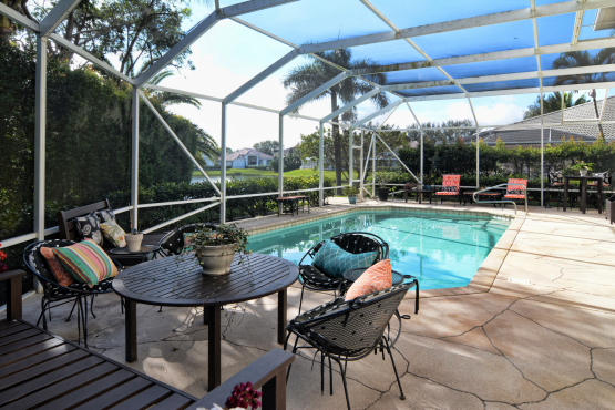 253 Coconut Point, Unit 1 Jupiter, FL 33458 - Photo 27 of 33 Pool and Patio Setting