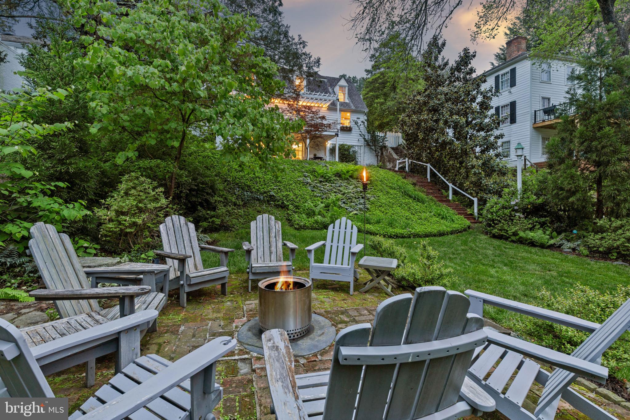 2443 Pickwick Road Baltimore, MD 21207 - Photo 92 of 108 a view of yard with seating area and trees around