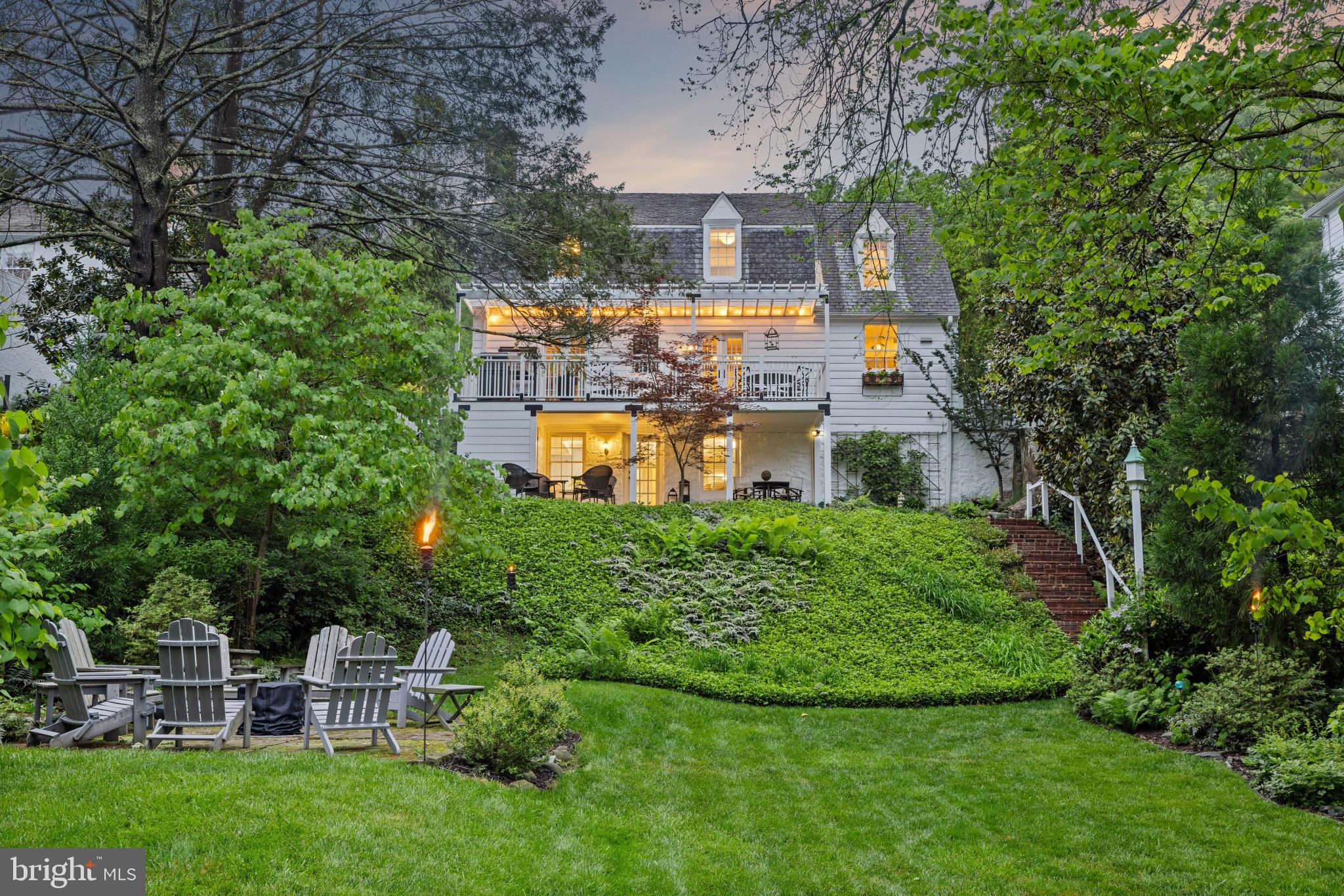 2443 Pickwick Road Baltimore, MD 21207 - Photo 99 of 108 an aerial view of a house with a garden and trees
