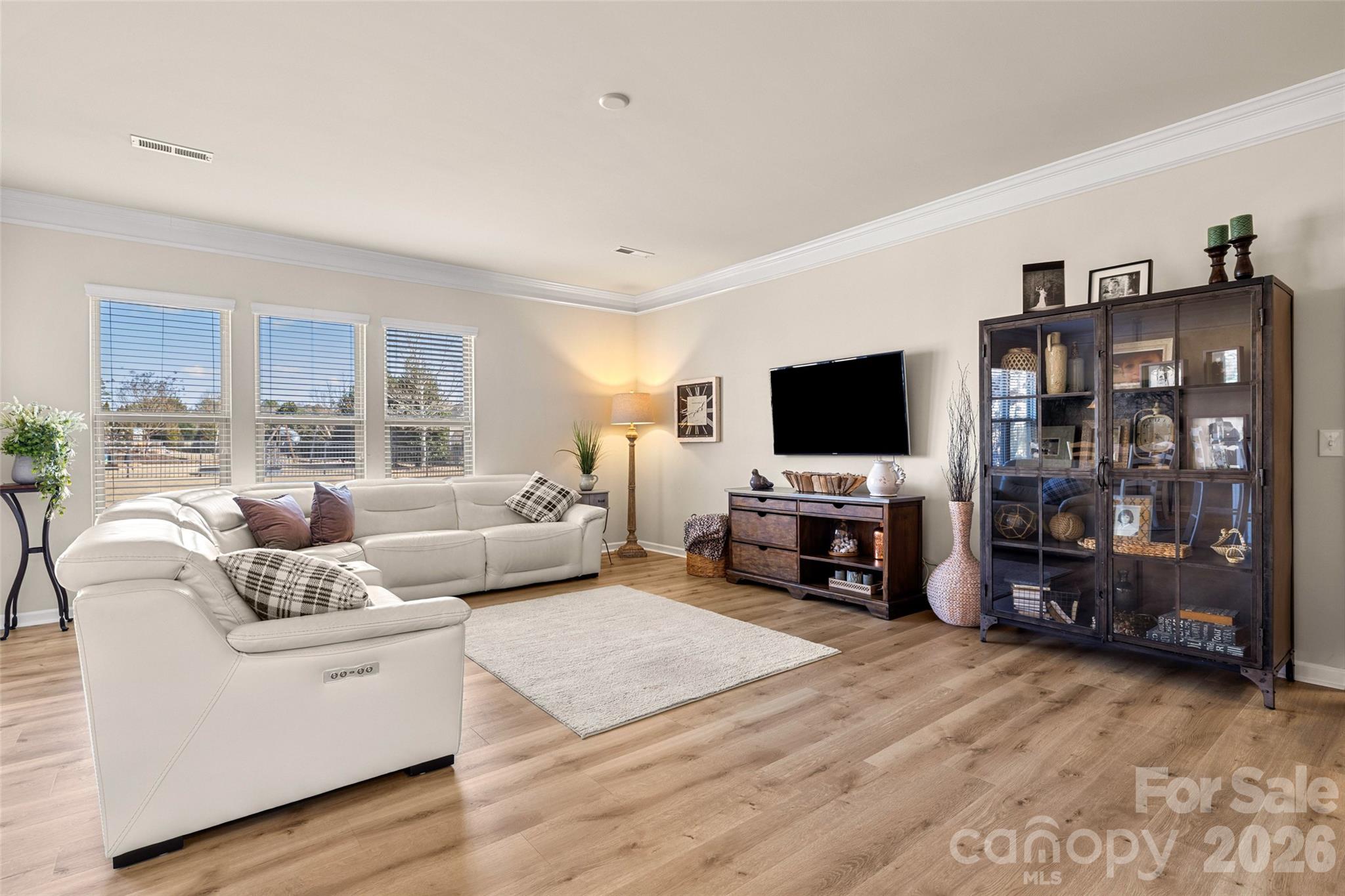 3534 Jumprock Road Fort Mill, SC 29707 - Photo 11 of 36 a living room with furniture and a flat screen tv