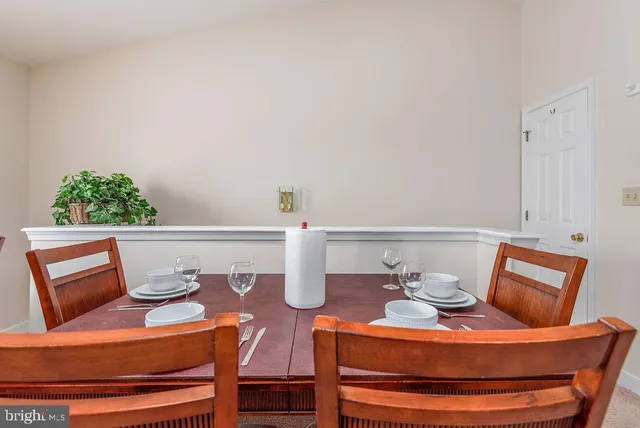 a view of table and chairs in the kitchen