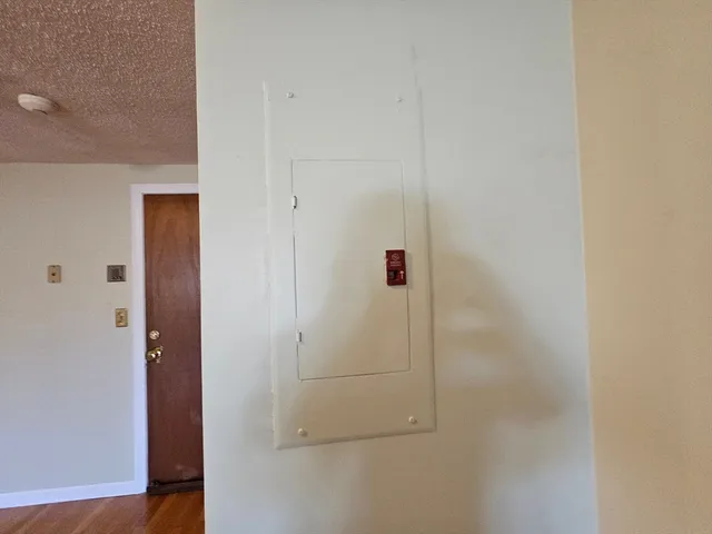 a view of front door of house