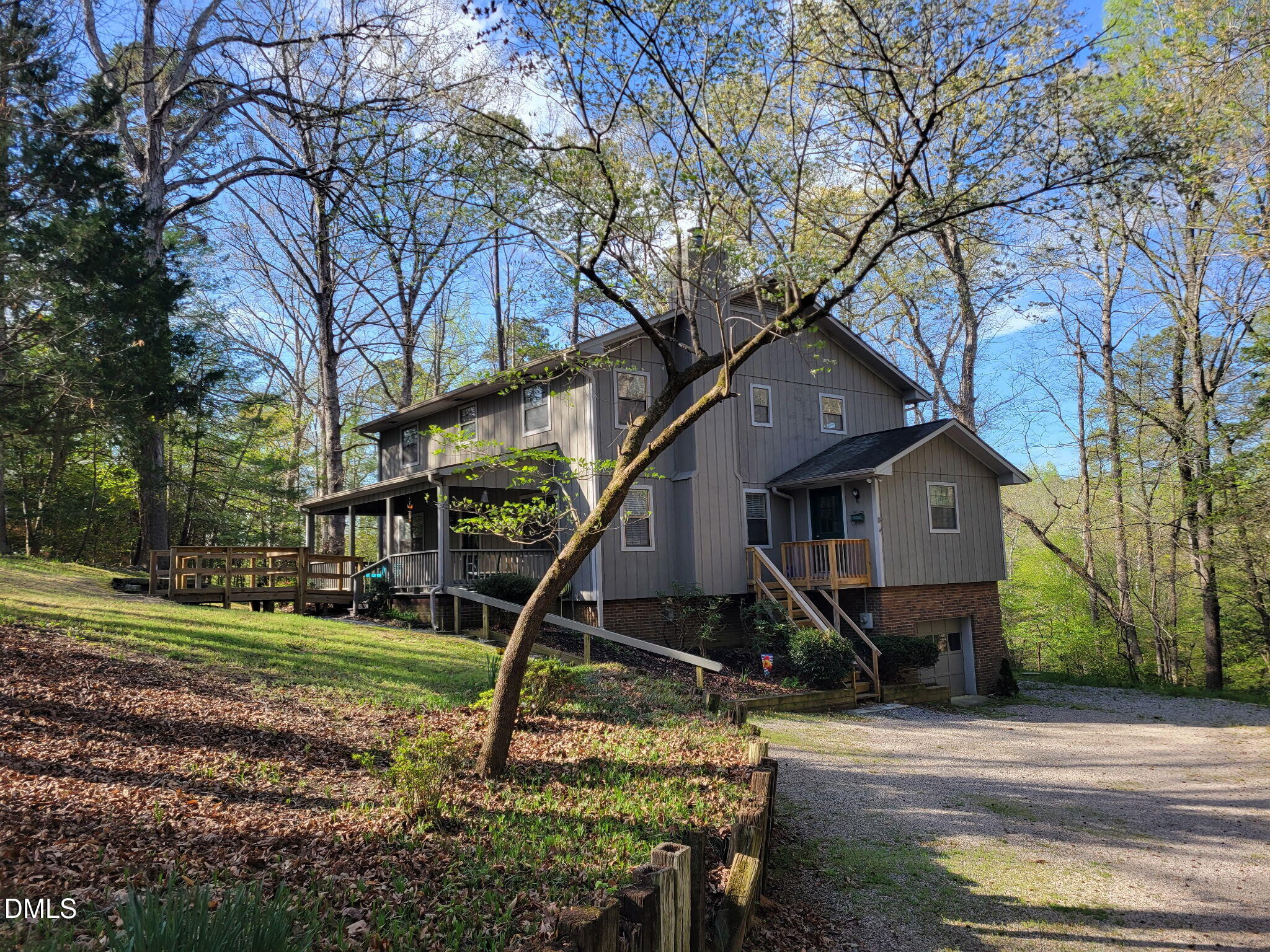 7901 River Ridge Road Wake Forest, NC 27587 - Photo 3 of 34 Driveway leading to garage