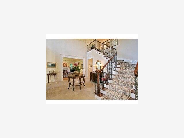 45 Downey Way Hillsborough, CA 94010 - Photo 2 of 9 a black and white photo of a living room