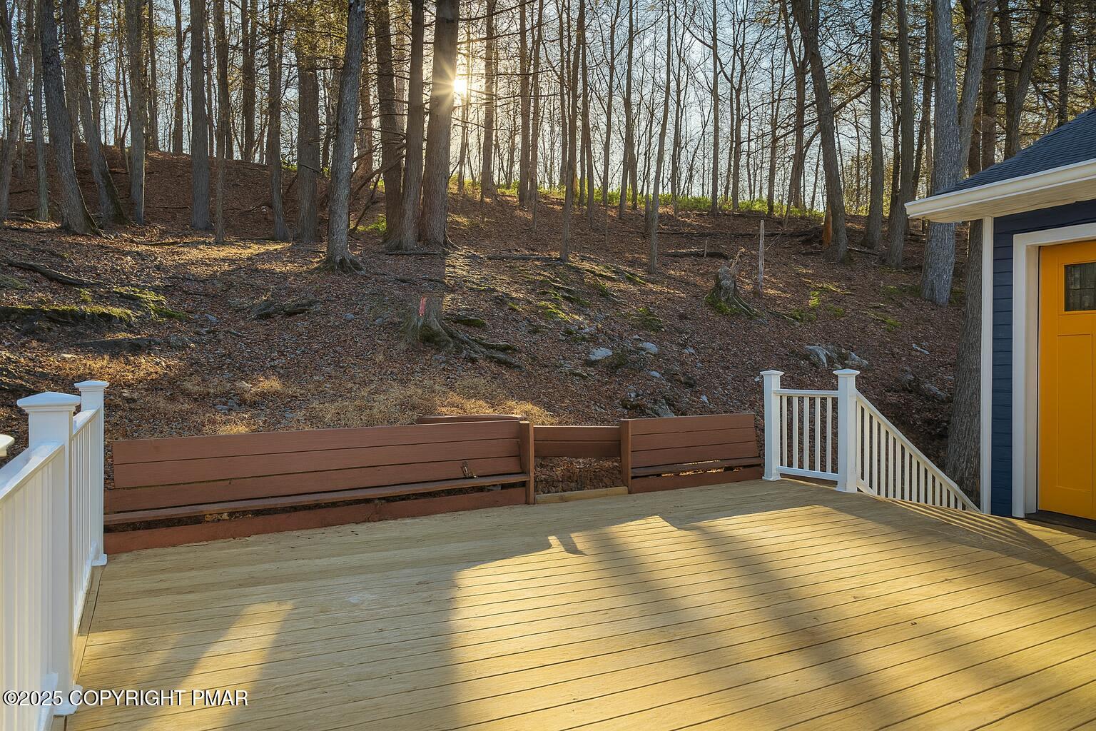 1131 Mink Court Bushkill, PA 18324 - Photo 17 of 63 17 Back Deck from Kitchen Door