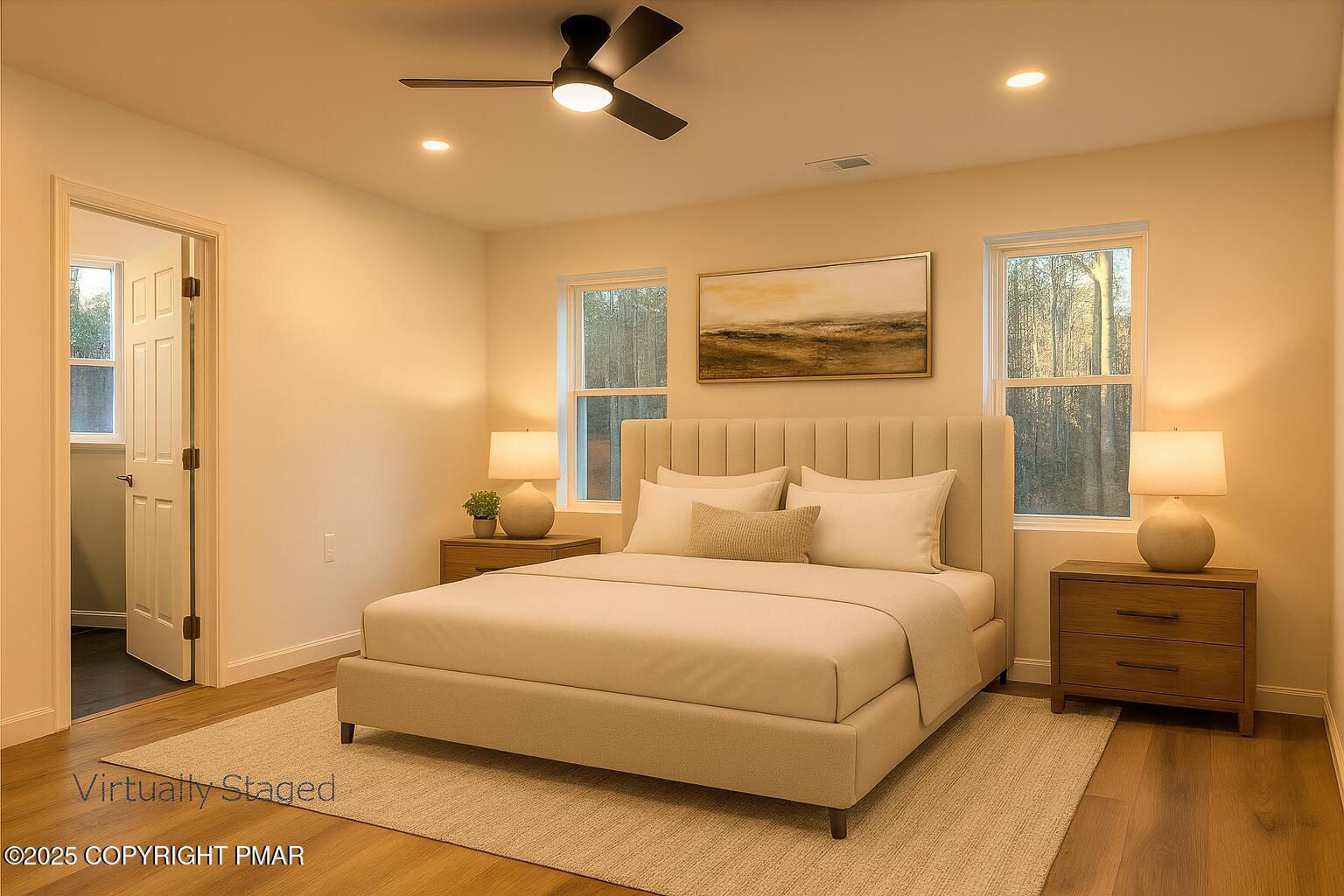 1131 Mink Court Bushkill, PA 18324 - Photo 23 of 63 23 Primary Bedroom - Virtually Staged