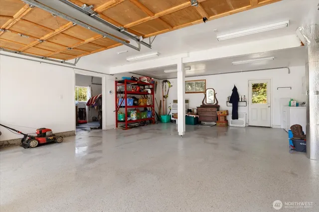 a view of room with gym equipment