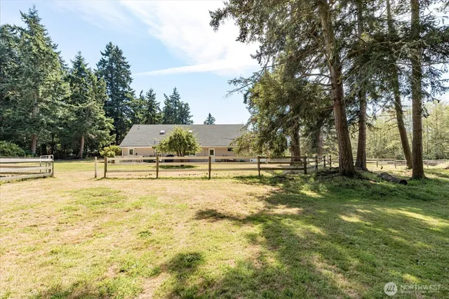a view of swimming pool with trees