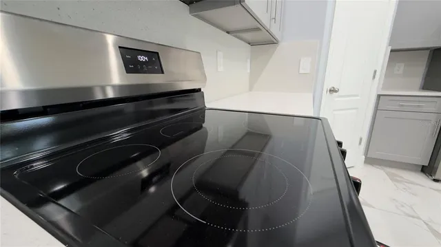 a close view of appliances