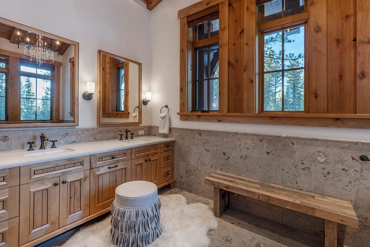 8458 Valhalla Drive Truckee, CA 96161 - Photo 16 of 20 a bathroom with a sink and a window