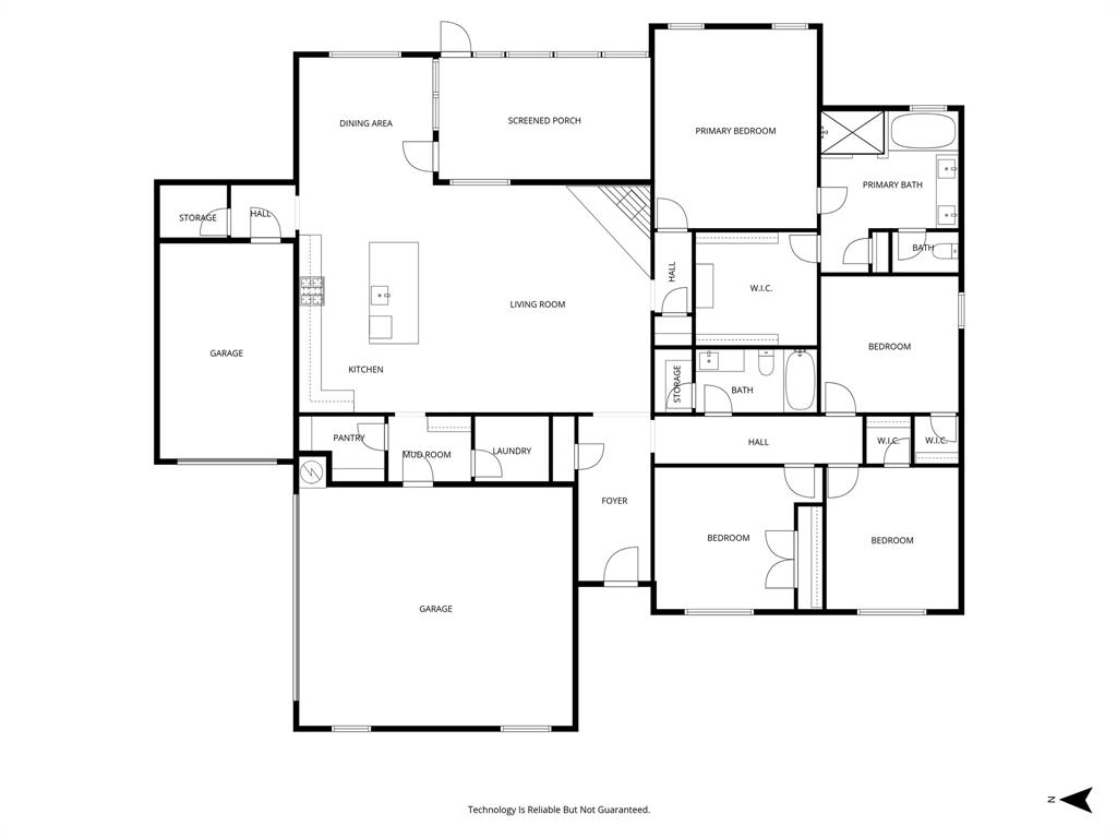 1506 Back Stretch Road Justin, TX 76247 - Photo 38 of 38 Floor plan is deemed highly reliable but not guaranteed.