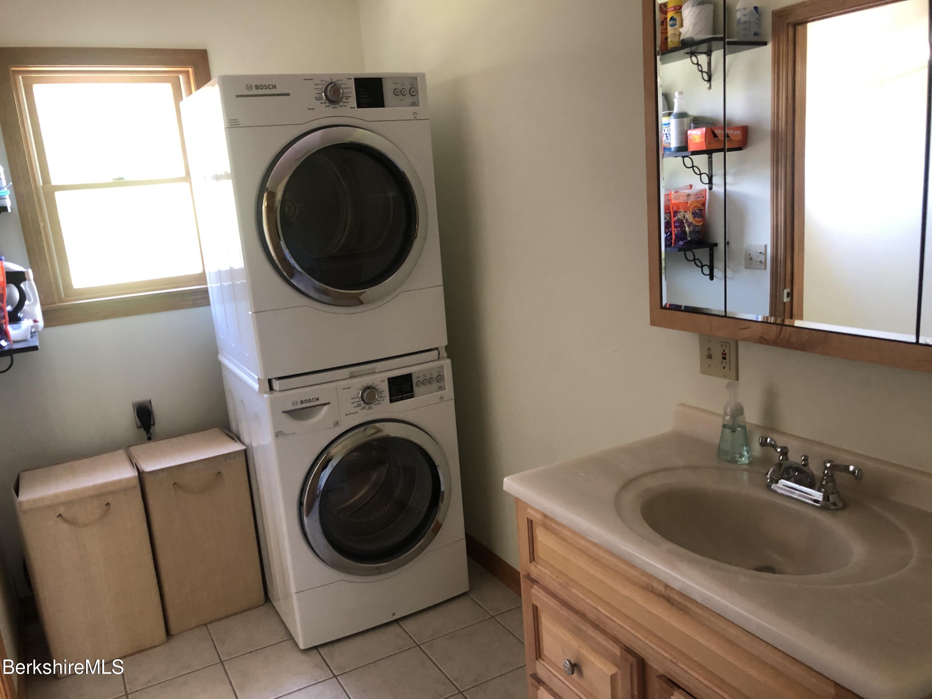 1387 East Windsor Road Windsor, MA 01270 - Photo 27 of 38 a utility room with sink dryer and washer
