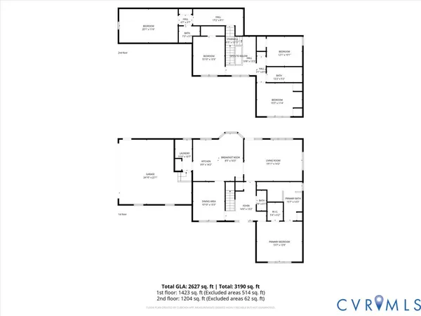 $647,000 | 3489 Richards Run, Powhatan, VA 23139