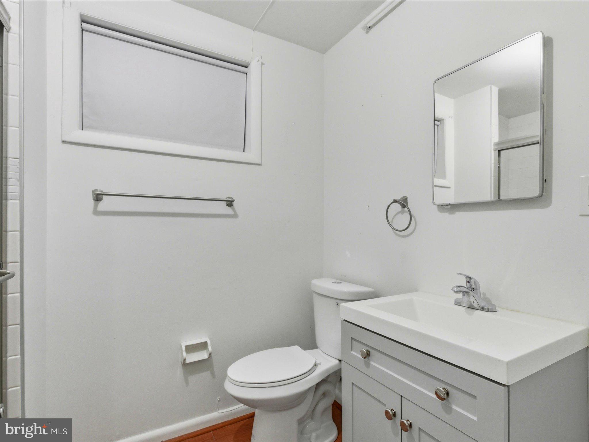 1454 Roxanna Road Northwest Washington, DC 20012 - Photo 34 of 48 a bathroom with a sink toilet and mirror