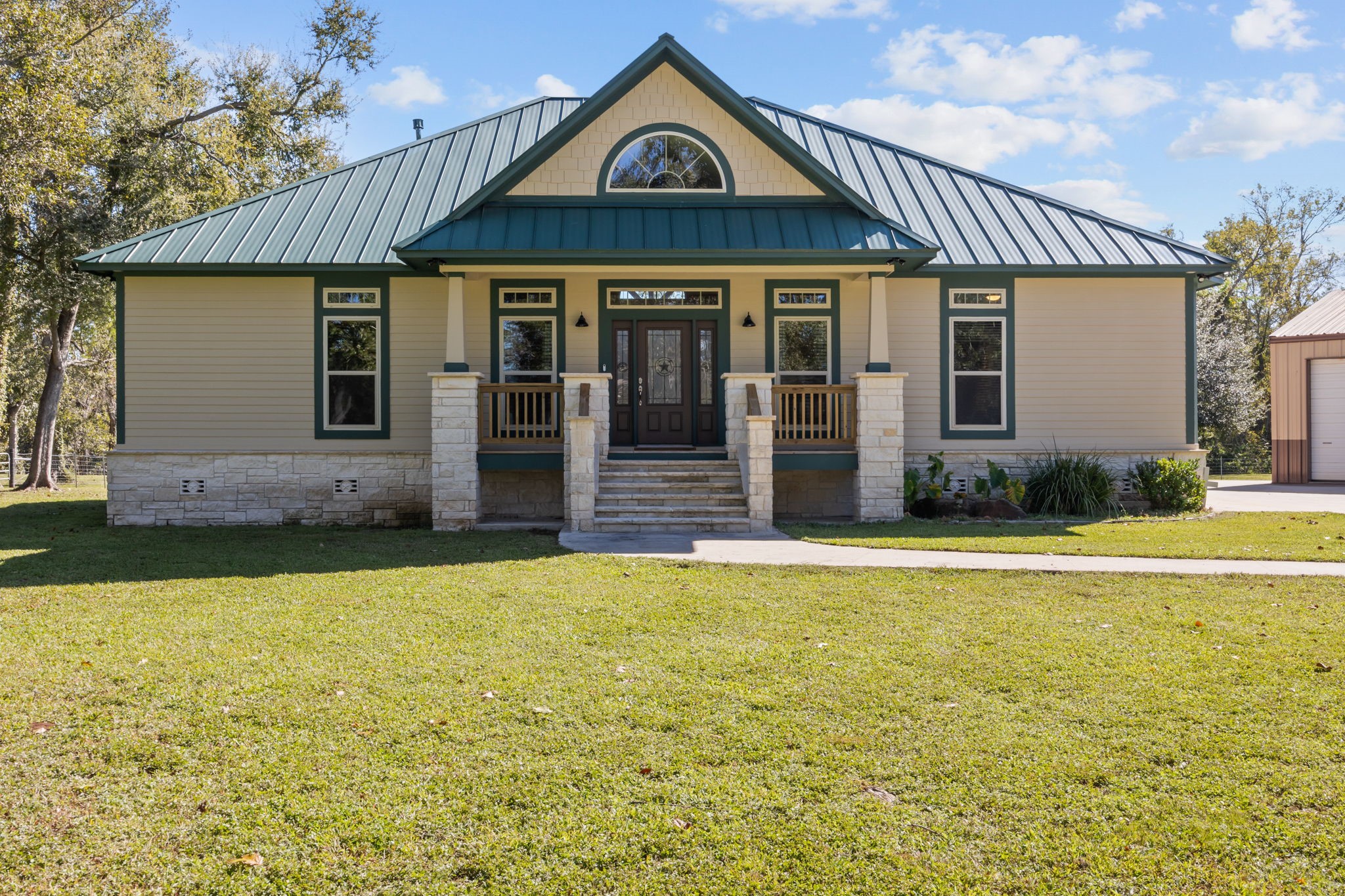 3998 County Road 612 Angleton, TX 77515 - Photo 6 of 47 a front view of a house with swimming pool