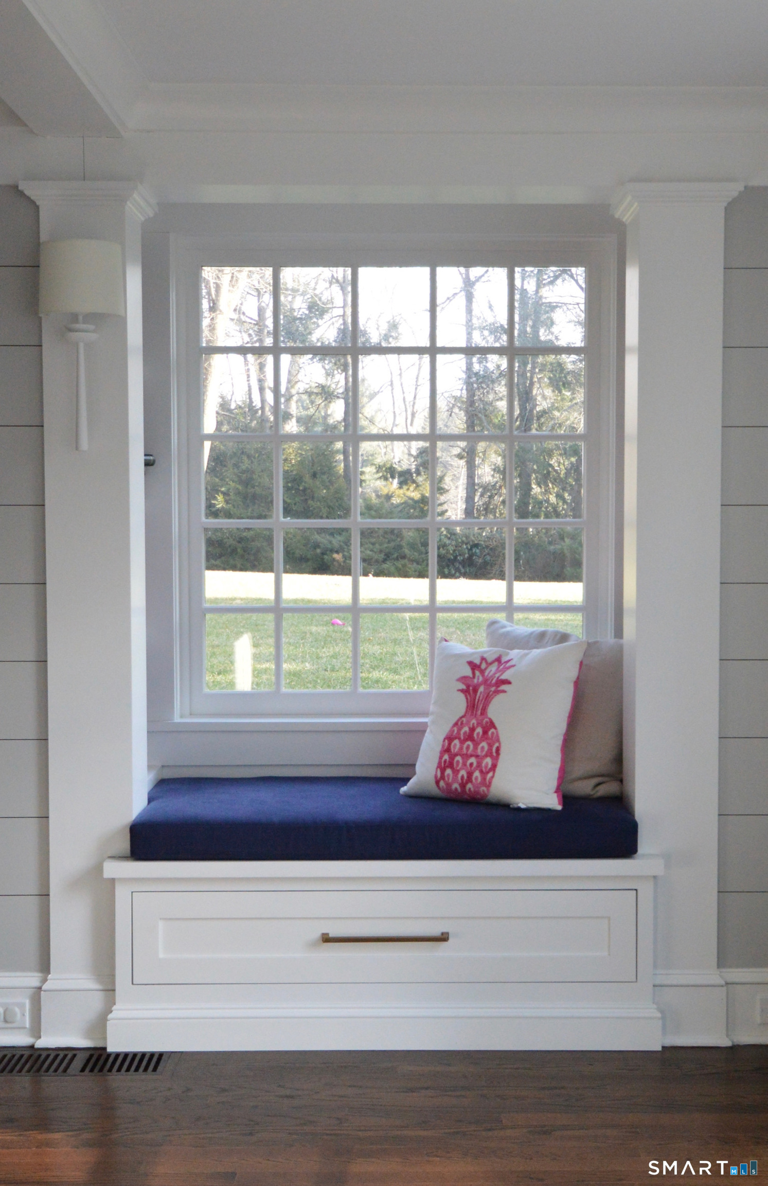 142 Brookside Road Darien, CT 06820 - Photo 14 of 18 a view of bench sitting in a living room