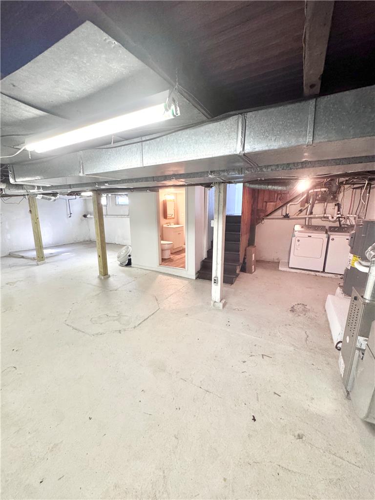 5454 Camp Meeting Road Center Valley, PA 18034 - Photo 25 of 27 A spacious unfinished lower level provides ample opportunity for future expansion.