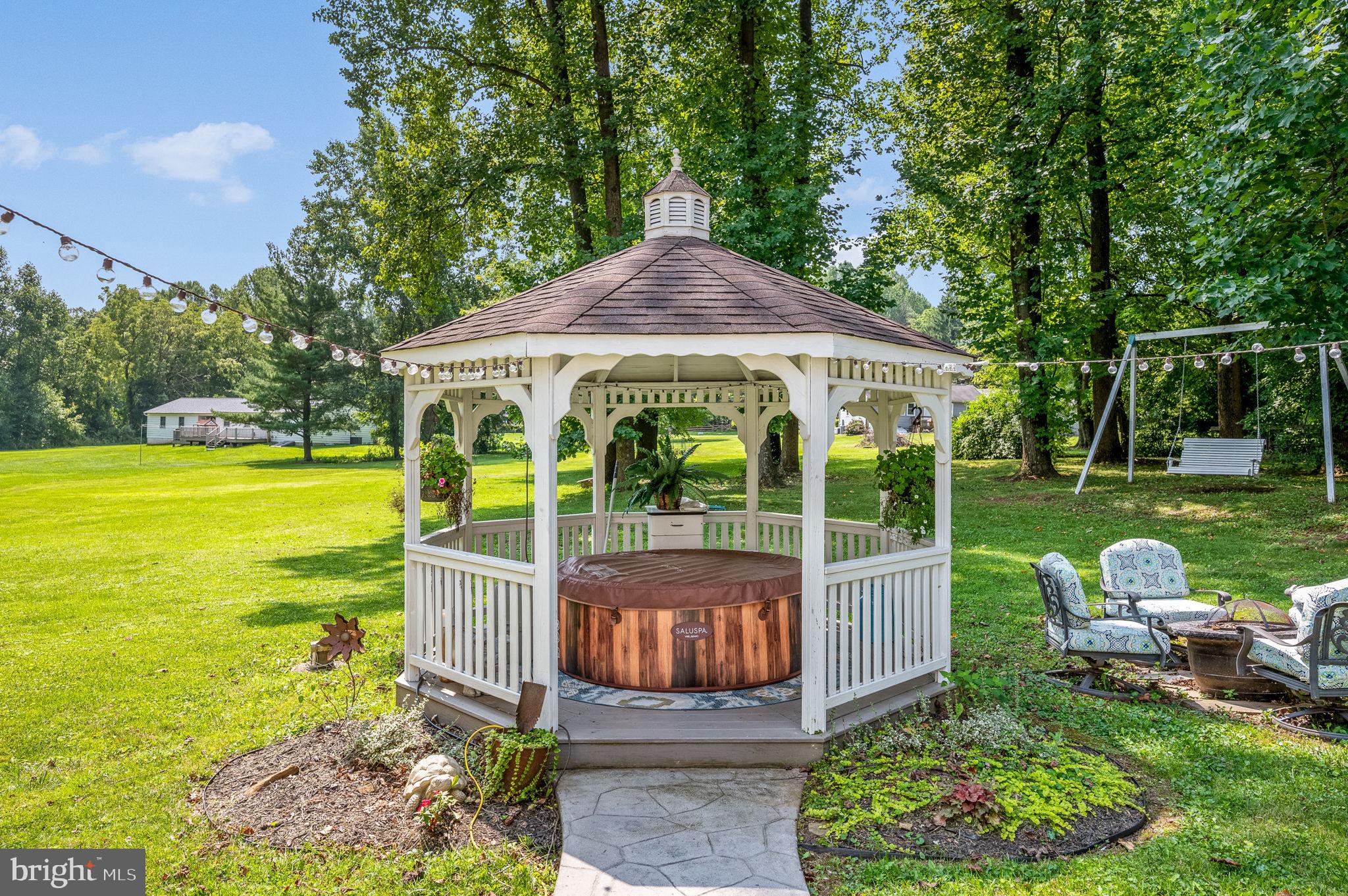310 Reid Road Coatesville, PA 19320 - Photo 41 of 53 Exterior: main house view to gazebo