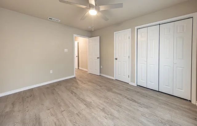 wooden floor in an empty room